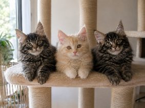 Chatons de race Maine coon à vendre chez l'éleveur LE HAREM DE PAKITO