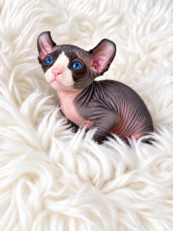 Image de la portée de chaton de l'élévage AMORE DI SPHYNX